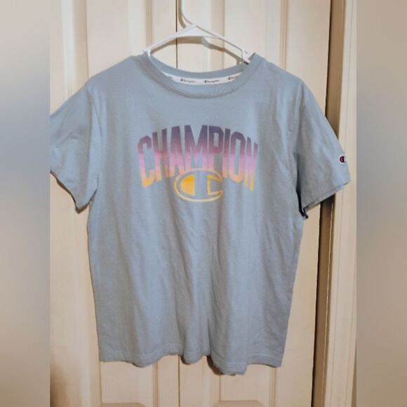 Champion Blue Gradient Logo Tee - Short Sleeve - Picture 1 of 8